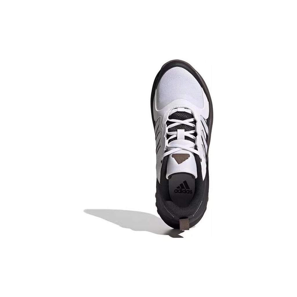 Adidas Maxxwavy Versatile Thick Sole Shock Absorbing Lightweight Low Top Running Shoes Unisex Running Shoes White Black IF8752