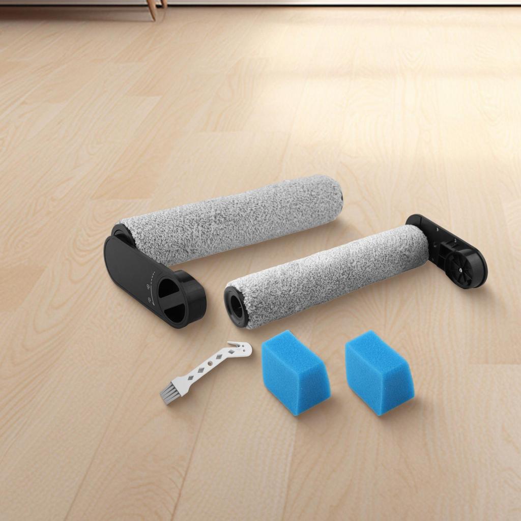 For Eureka Vacuum Cleaner Soft Wool Sponge Brush Rollers Replacement Kit