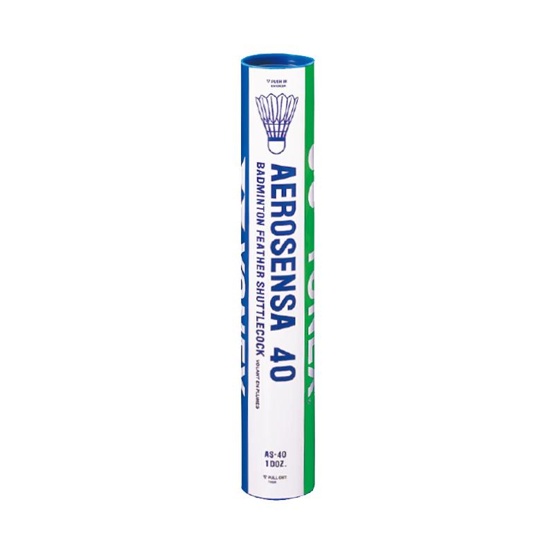YONEX AS-40 Professional Goose Feather Badminton Shuttlecocks - 12 Pack, Speed 2