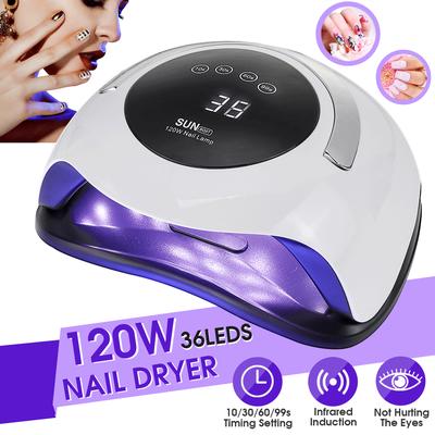 12036W LED UV Lamps Nail Dryer Fast Curing Speed Gel Light 12036W LED UV Lamps Nail Dryer Fast Curing Speed Gel Light
