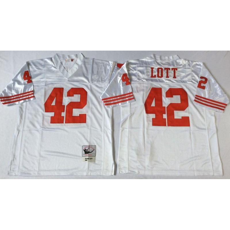 San Francisco 49ers Retro Embroidered NFL Football Jersey Men Women Cotton Blend Sportswear Training Casual Wear