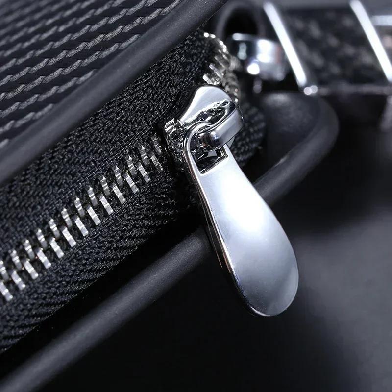New Leather Car Key Cover Holder Keychain Case For Volkswagen Sharan Golf Passat Jetta Touareg Tiguan Polo Scirocco MK5 Acc