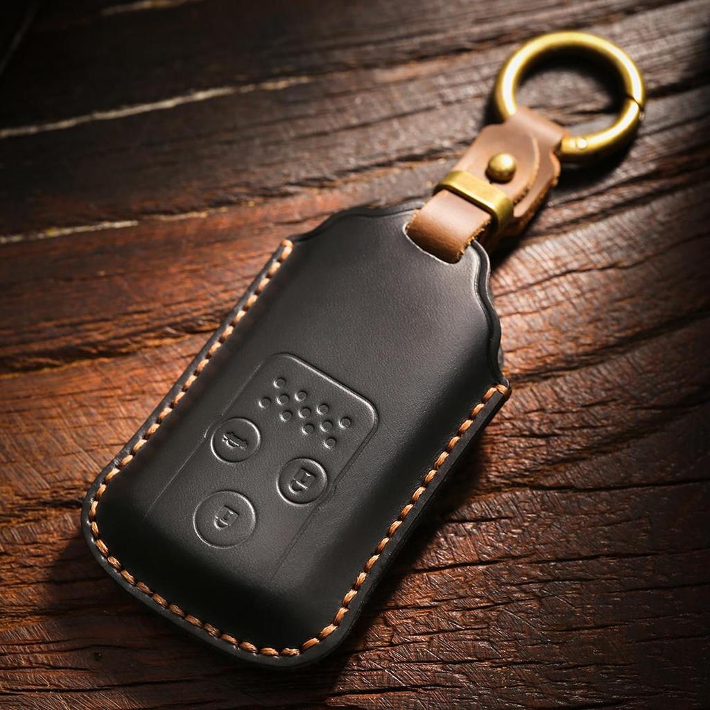 [Honda] Car Key Cover keychain Cowhide Handmade Suitable for Fit Civic Accord Pilot CRV HRV Odyssey5