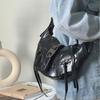 New Style Handheld Rivet Single Shoulder Crossbody Bag for Women Fashionable Trendy Large Capacity Stylish Versatile Crossbody Bag