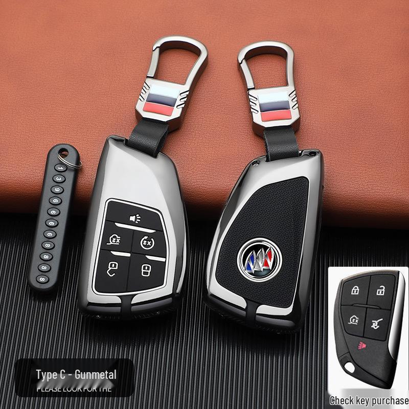 Buick Encore S Key Case: Fashionable Car Key Bag with Decorative Buckle.