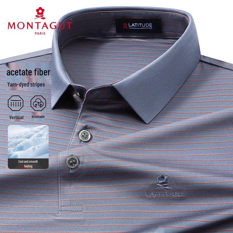 Montagut Men s Ice Silk Breathable Business Polo Shirt 54