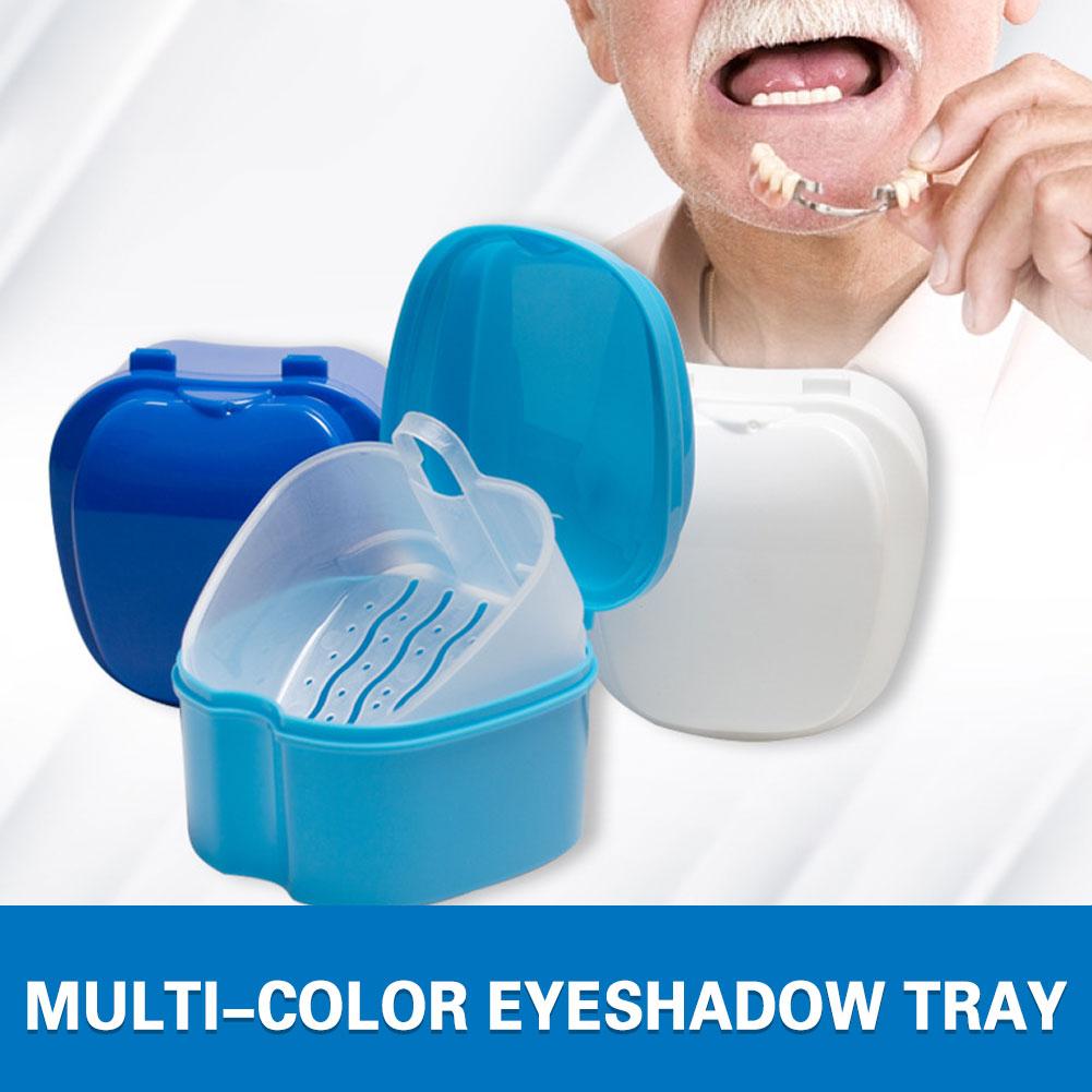 

Портативный ящик для брекетов, чехол для хранения протезов, ортодонтические зубы, ложное замачивание, чистка, невидимая коробка D5E1