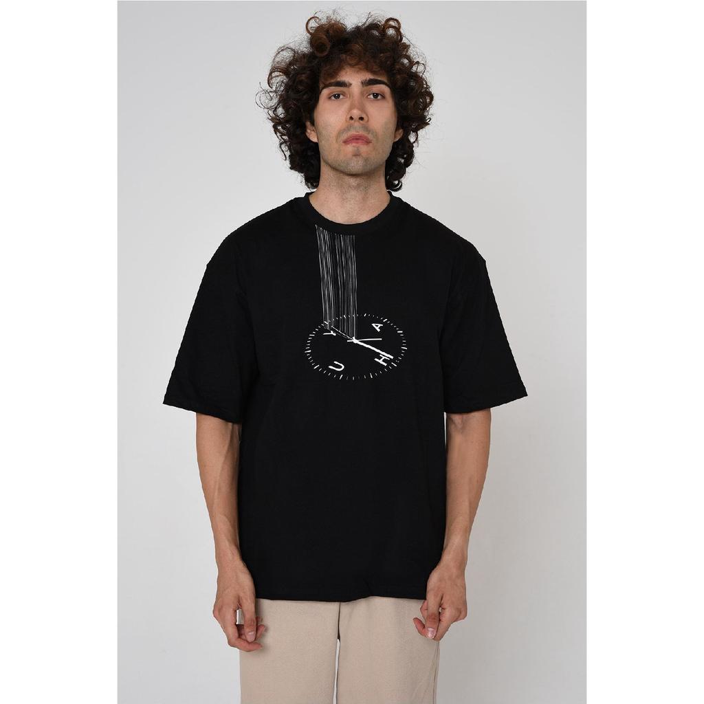 Clock Design White T-shirt 23