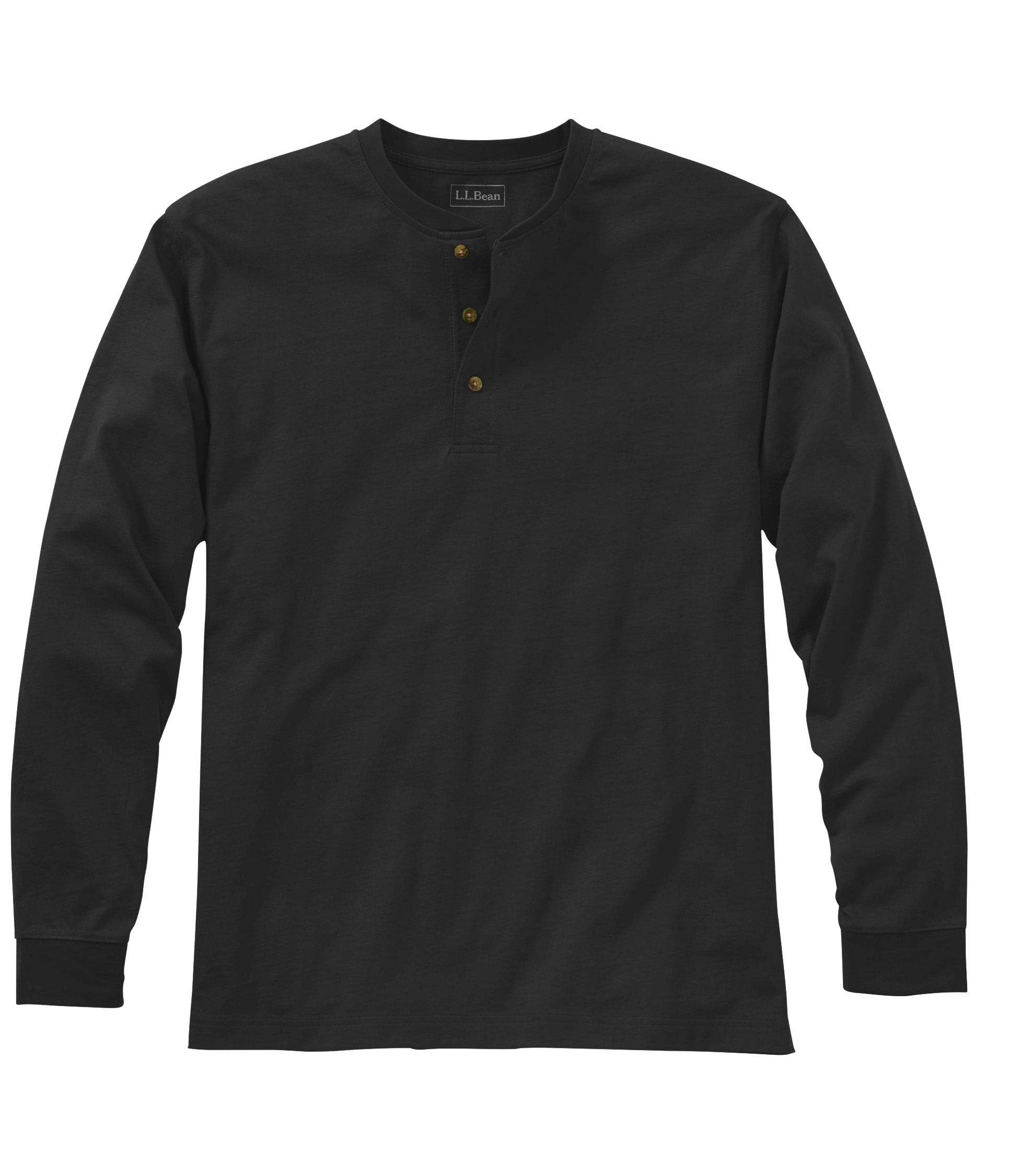 

Футболка Care Free Unshrinkable с длинным рукавом Henley Japan Fit XL Size Black 0UPW110008 [LlBeen] Мужская чёрный