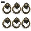Antique Bronze Handle Ring Handles 40*29mm Home  Knob Drawer Dresser Door Cupboard Door Pulls Furniture Hardware Accessories