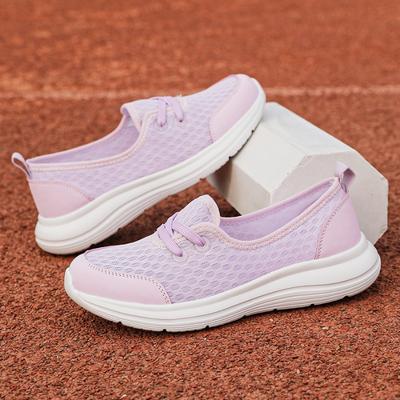 Fashion Shoes Woman 2025 Trend Summer Casual Non-Slip Mesh Light Soft Breathable Women Sneakers Flats Platform Sport Ladies Loafers