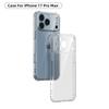 Kristall-Silikon-Weichhülle für iPhone 17 Pro Max Hülle Stoßfeste Transparente TPU-Handyhülle für iPhone 17 Air Schale Bumper