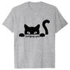 Funny Black Cat Men T-shirt Summer Harajuku Fashion Male Breathable Aesthetic Oversized Clothing Ulzzang Tees Graphic Y2k Tops