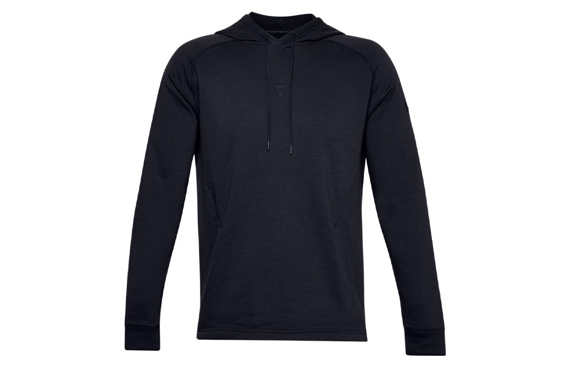 Under Armour Project Sweatshirts Men s Black Hooded Moderate Regular 1357193-001 XL