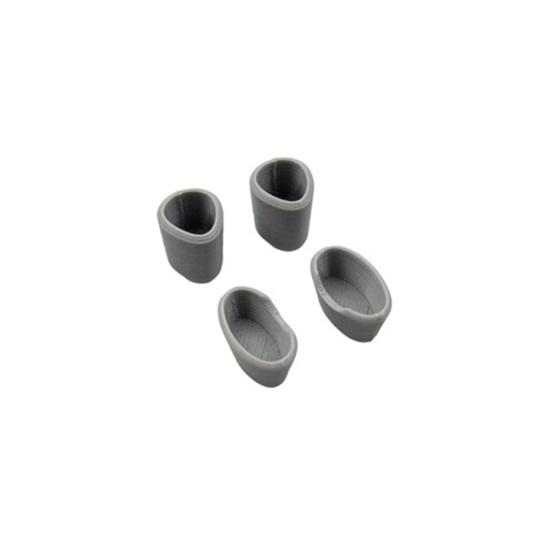 4Pcs Drone Abrasion Release-Free Gear Legs Protector Prevent Landing Height Extended Stand Protective Caps Detachable UAV Landing