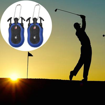 Counter Golf Stroke Shot Putt Tally Keeper Number with Key Chain, Pack of 2
