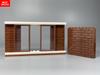 Mattoncini MOC Porta Scorrevole su Rotaia Telaio 1x4x6 60596 92589 Muro di Casa Particelle Assemblate Blocco da Costruzione Giocattolo di Plastica per bambino