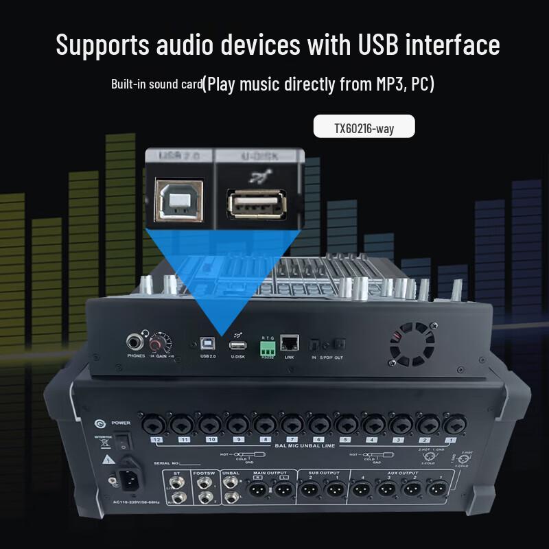 TX602 Professional Digital Mixer