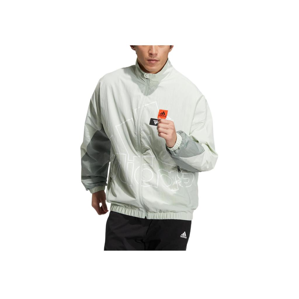 Adidas MH BP3 Printed Zip-Up Track Jacket Unisex Outerwear Aqua HP1436