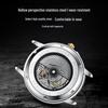 Bugare Men's Waterproof Luminous Automatic Watch - Anti-Counterfeit Technology