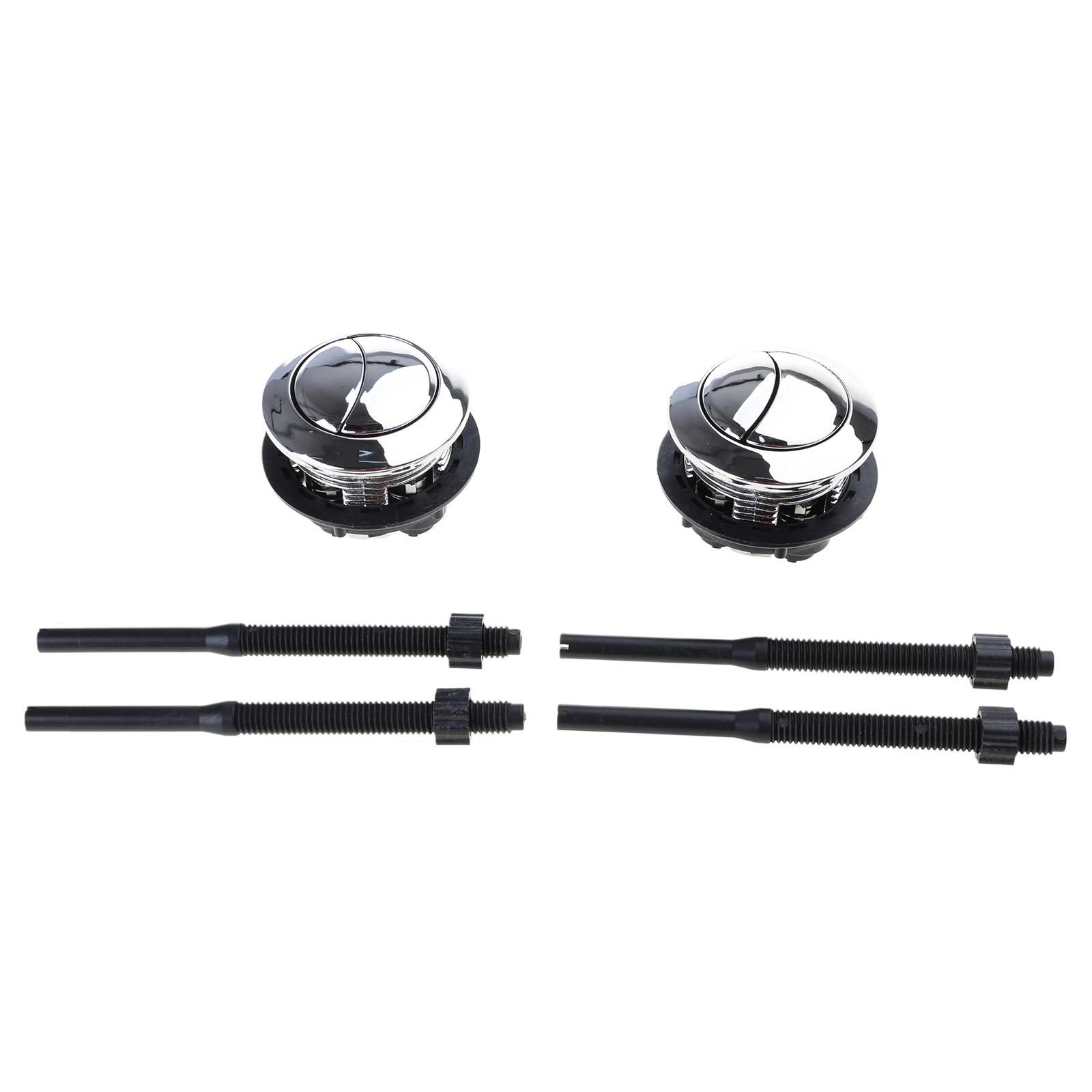 

Простая установка круглой кнопки смыва унитаза 38 мм с двойным управлением для замены бачка ванной комнаты с быстрой двойной кнопкой смыва для унитаза