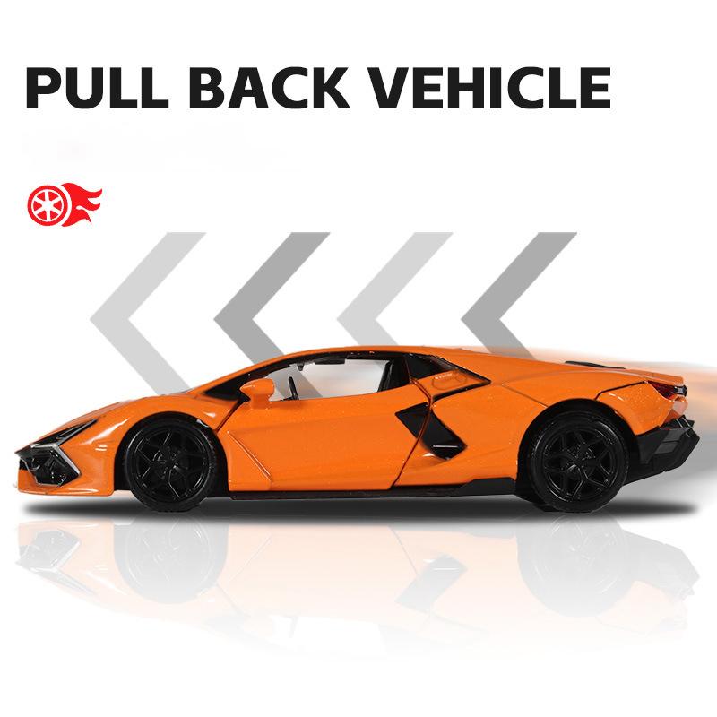 1/36 Lamborghini Revuelto Alloy Car Diecasts & Toy Vehicles Car Model Miniature Scale Model Car Toys for Children