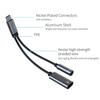 2 in 1 Type C to Auxiliary  Plug  Dongle Cable Type C to 3.5mm Sound  & Charging Adapter for Music & Charging for Phone