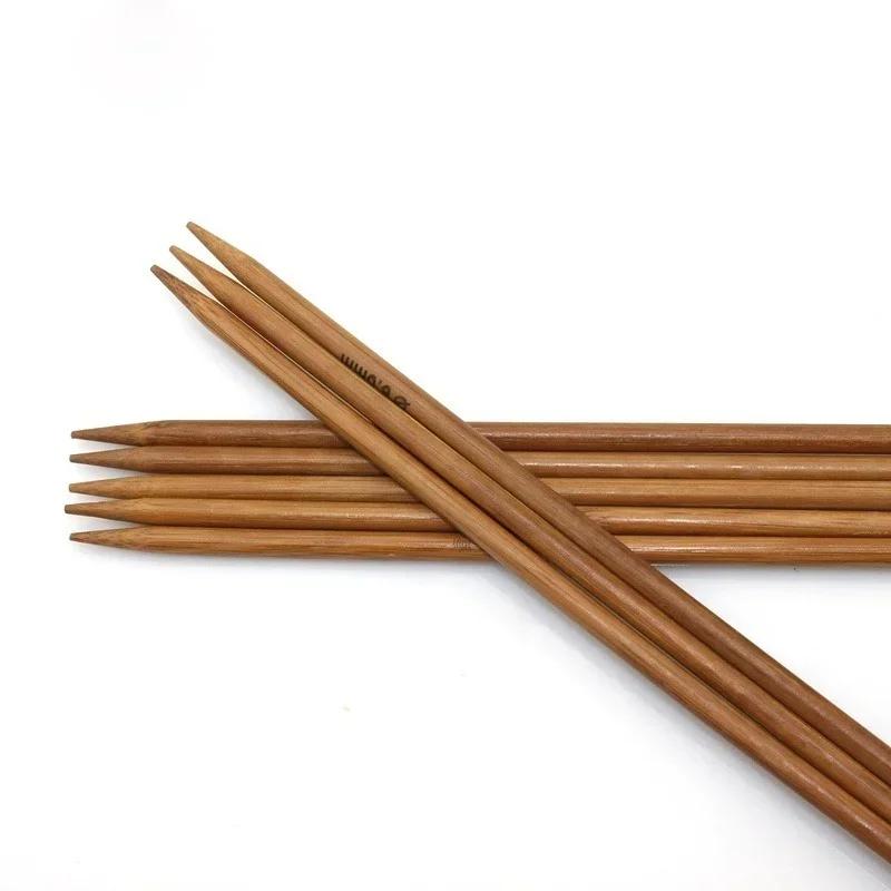 36PCS 18th Sweater Needle Carbonized Bamboo Crochet Single-pointed Knit with A Full Set of Beads Accesorios Para Crochet