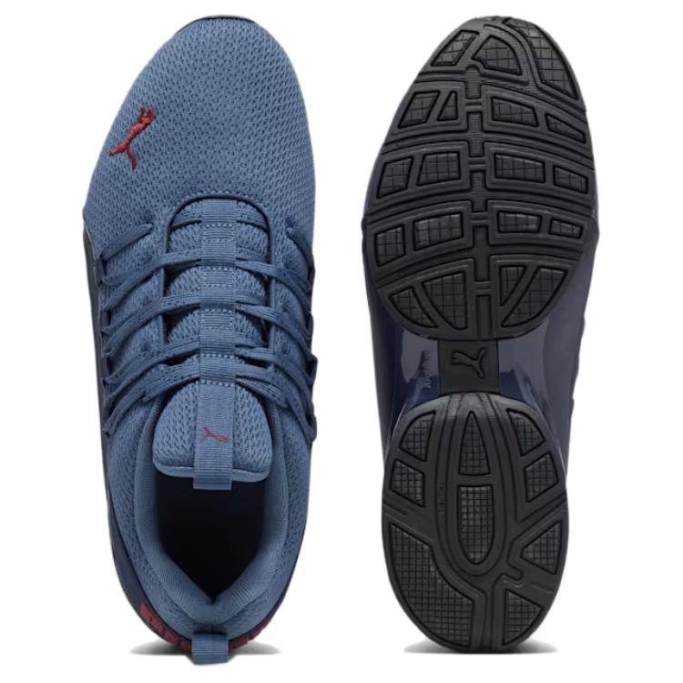 Puma Axelion Comfortable Non-Slip Wear-Resistant Low-Top Running Shoes Men Running Shoes Blue 377911-09