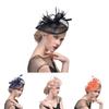 Women's Elegant Feather Headband Aliceband Hat Wedding Fascinator
