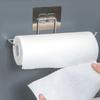 The Kitchen Wall Hanging Paper Towel Rack,Plastic Wrap , Perforation-Free Dish Cloth Stainless Steel Organizer Hooks