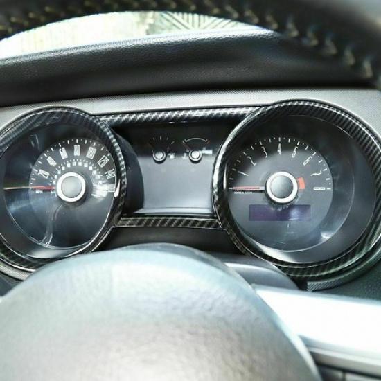 Carbon Center Console Dashboard trument for Ford Mustang 2010-14 Carbon Fiber