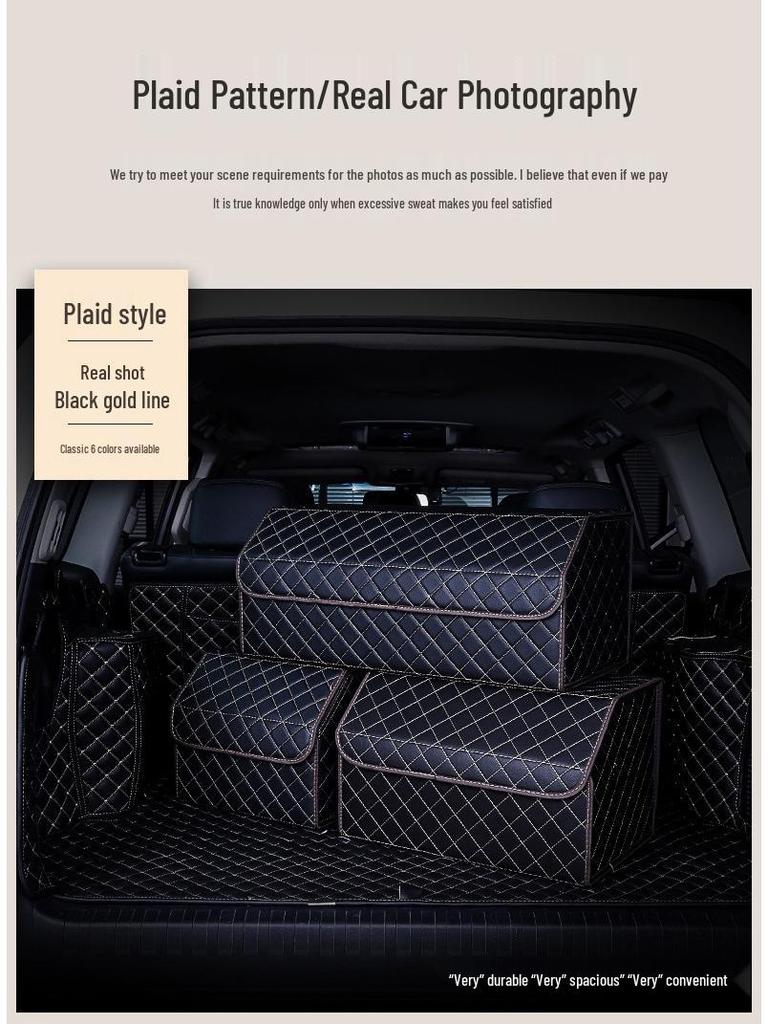 Multifunctional Car Trunk Storage Organizer Set.