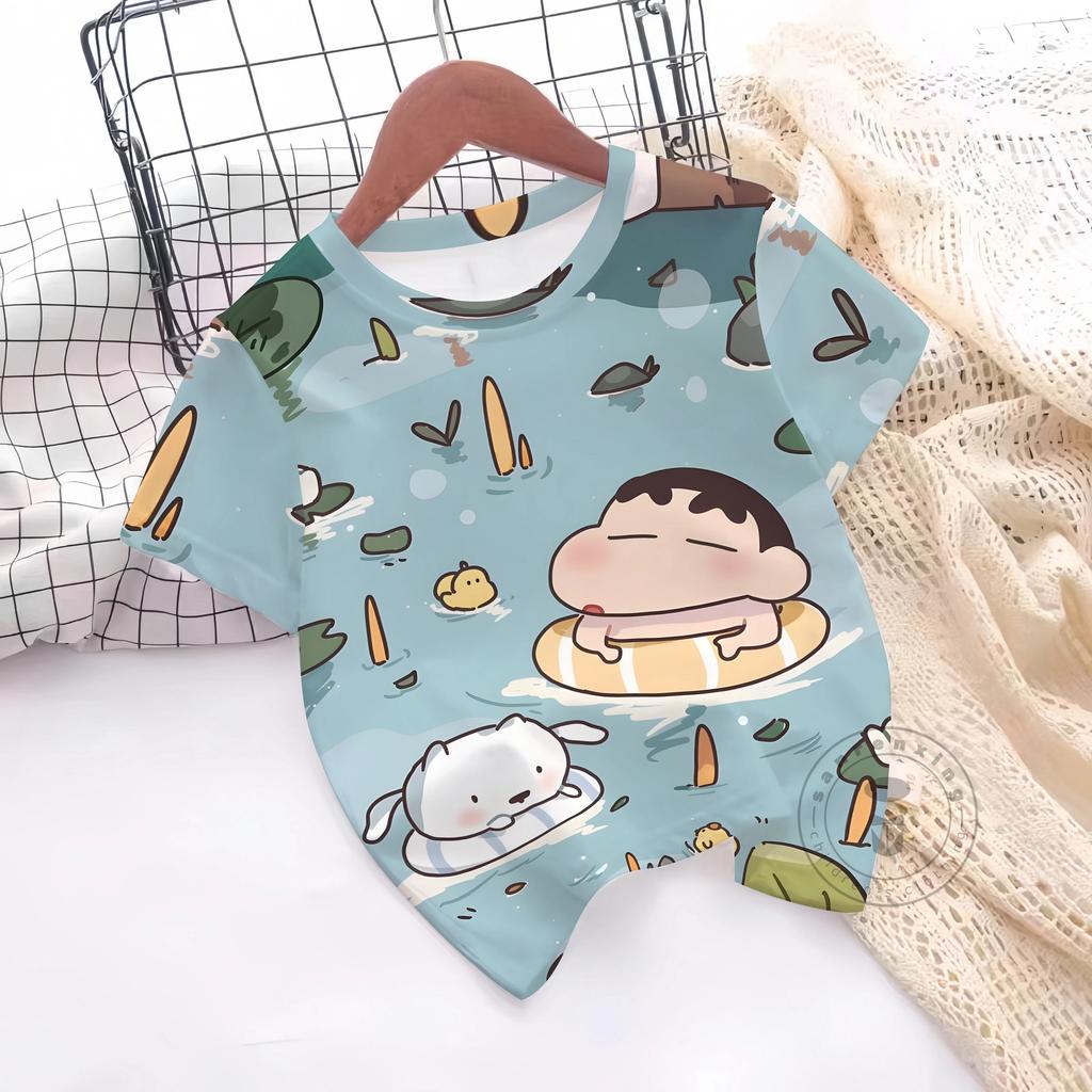 Summer T-Shirt 3D Print Boys Girls T-Shirts Casual Round Neck Short Sleeves Tops Kids Children's Clothing