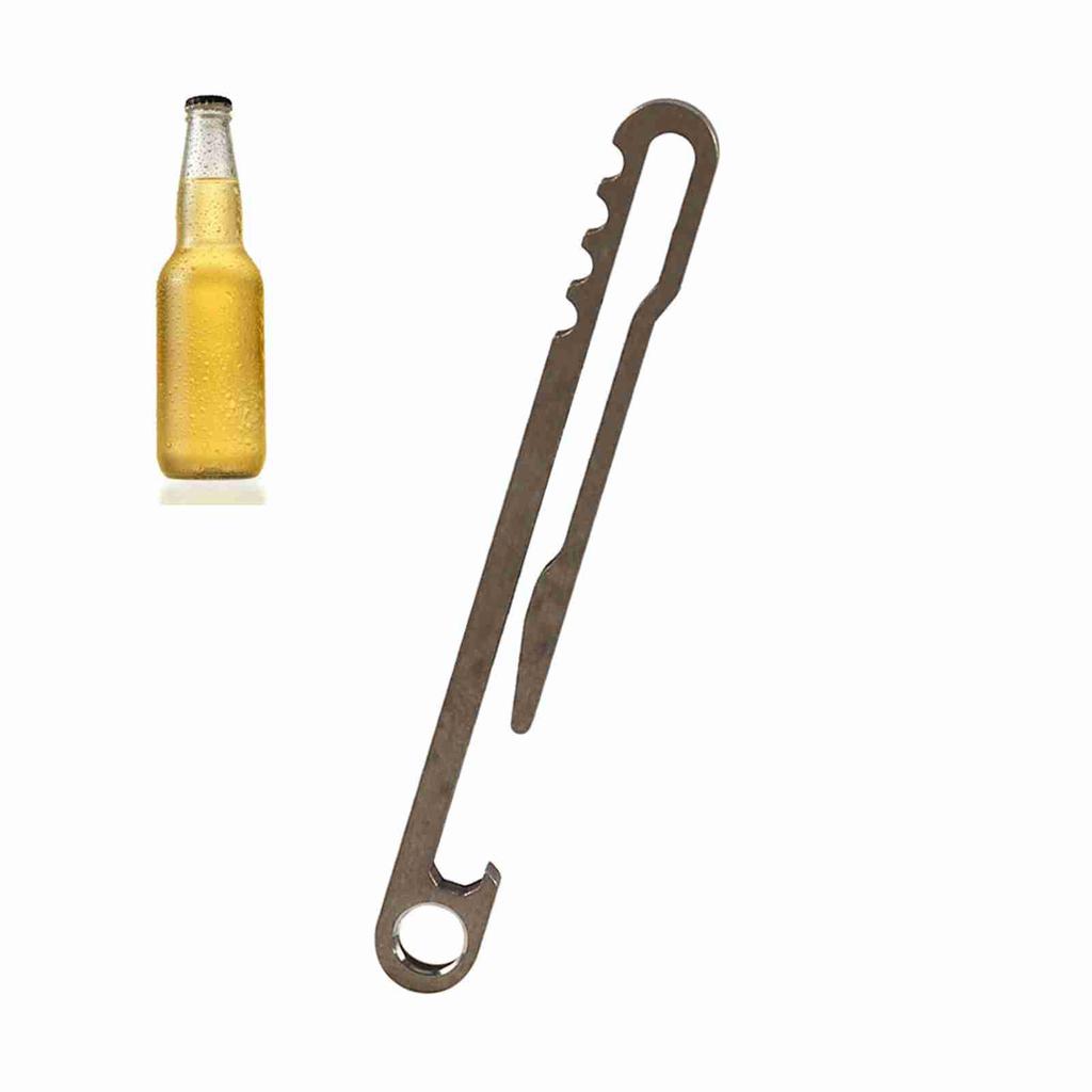 Quick Release Keyring Corkscrew Outdoor Equipment Titanium Alloy  Key  Belt Clip Quick Draw Keychain