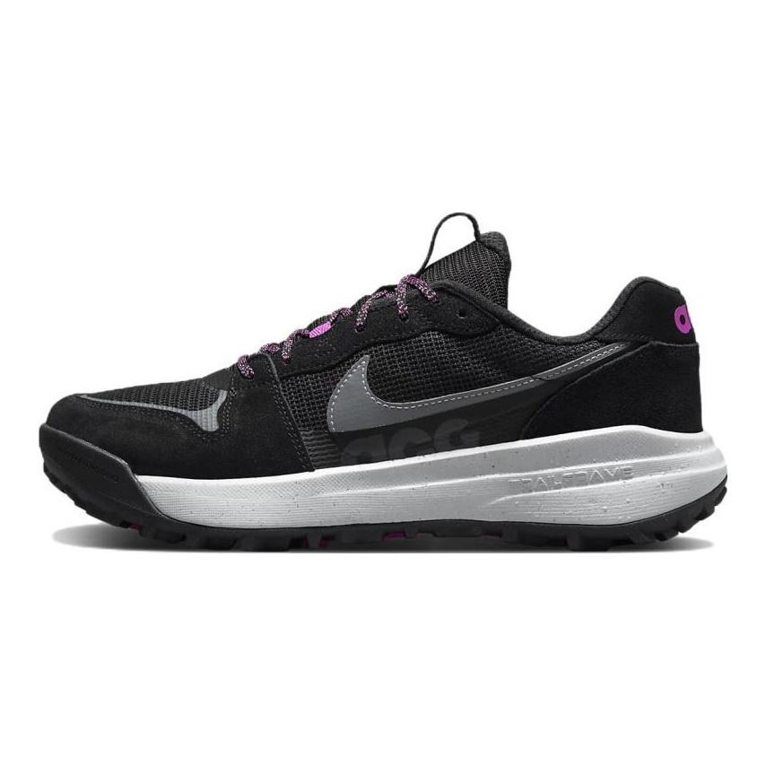 Nike Acg Lowcate Black Cool Grey Hyper Violet Sneakers Casual Shoes DM8019-002