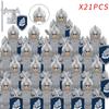 New 8pcs/lot MOC Uruk-hai Orc Army Group Orcus Figures Model Building Blocks LOTR Bricks Medieval Toys for Children gifts