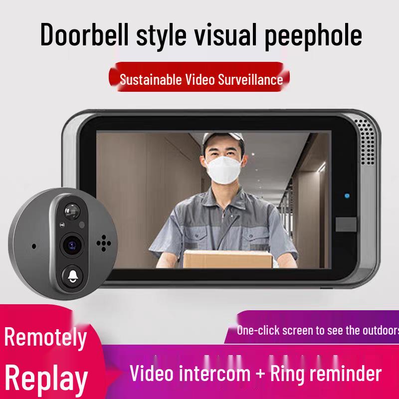 Tuya Wireless Video Doorbell Camera with Voice Intercom and Screen