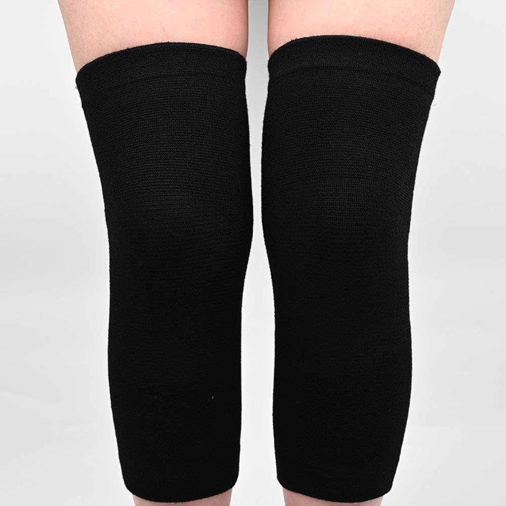 Cotton Polyester Compression Knee Brace Nude Black Grey Knee Pads Warm Fitness Equipment  Men Women