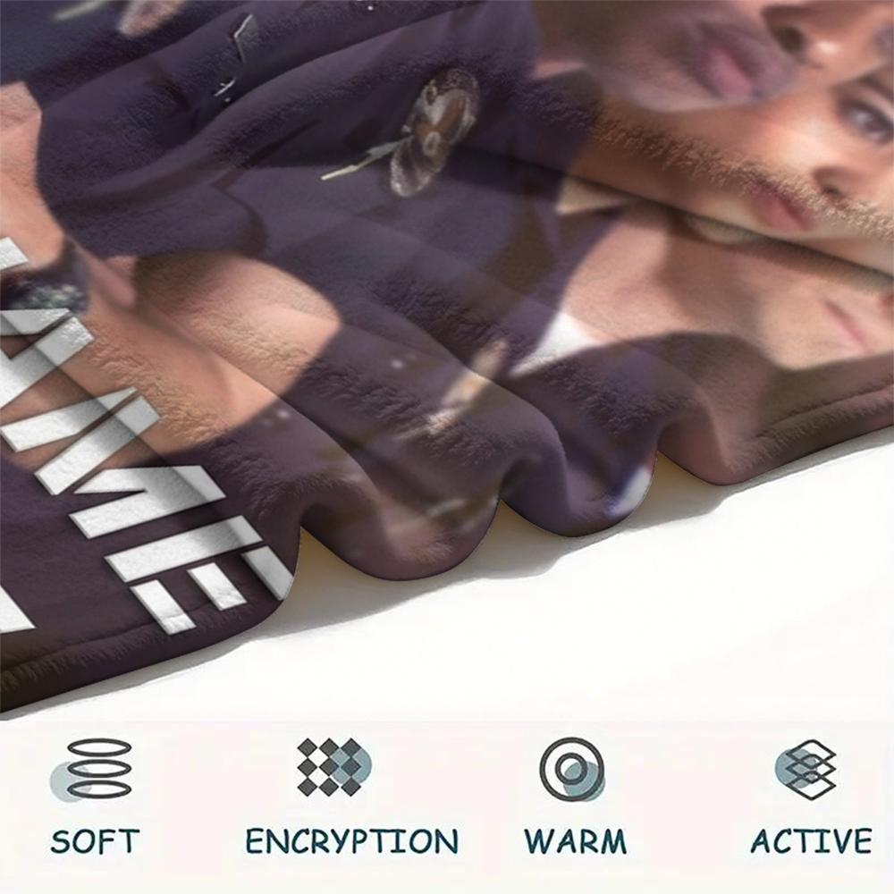 1pz Coperta in Flanella Personalizzata con Nome THE ROOKIE TV SHOW Fantasia Adatta a Tutte le Stagioni per Arredamento Casa Calore e Comfort Regali Regalo Festivo_xia
