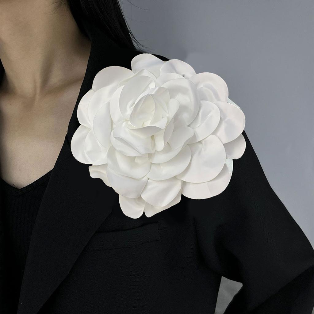 Elegante Spilla da Bavero 24 cm Spilla Fiore alla Moda Bella Decorazione da Bavero per Riunioni di Lavoro Feste