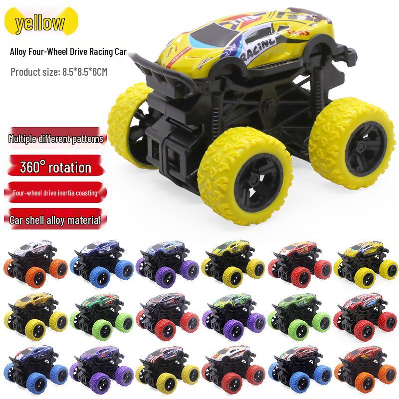 Kids' Inertial Excavator Toy Car: Off-Road Vehicle for Boys, Perfect for Small Gifts and Night Markets