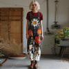 Overalls Sommer Damen Hosen Denim-Imitat Gerade geschnittene Hosen Vielseitige Lockere Gerade geschnittene Hosen 1D Digitaldruck