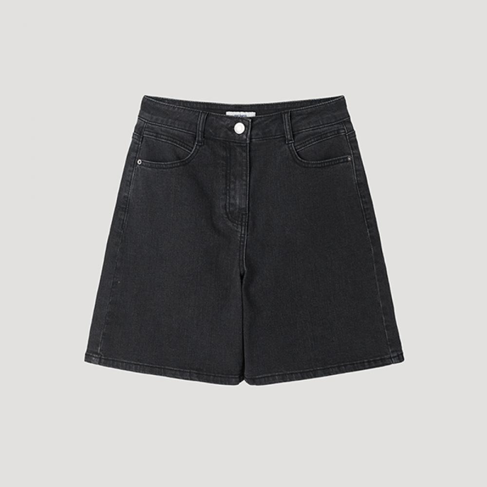

[shs Miss] Denim A Line hAlf pAnts Ssmspp22010 blacks/55