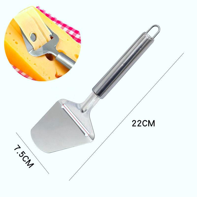 Stainless Steel Cheese Slicer Food Grade Portable Cheese Slicer Multi Functional Pizza Splitting Spatula Kitchen Accessories