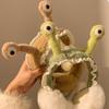 Cartoon Stuffed Frog Shape Plush Earmuff Adult Elastic Ear Warmer Winter Cold Winter Presents for Students Teens Skiing