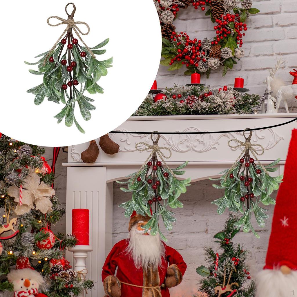 Christmas Mistletoe Decor Artificial Ornament for Home decoration