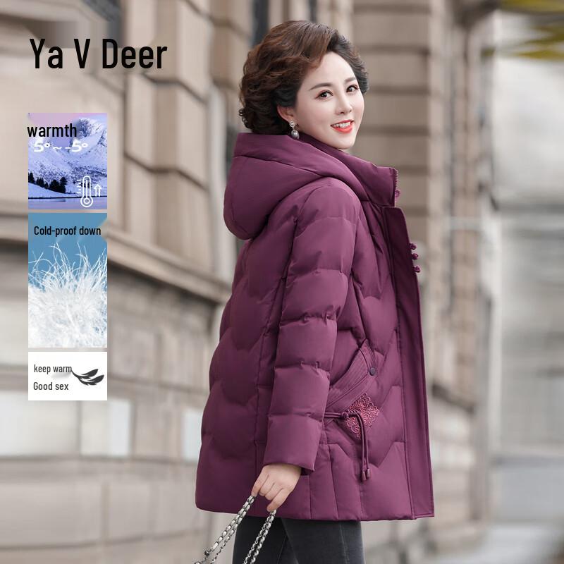 

Женский короткий пуховик Yalu с капюшоном 4XL