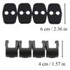 For Peugeot 208 308 408 2008 3008 Citroen C4 8Pcs Car Door Latch Buckle Cover Door Stopper Limiter Protective Cover