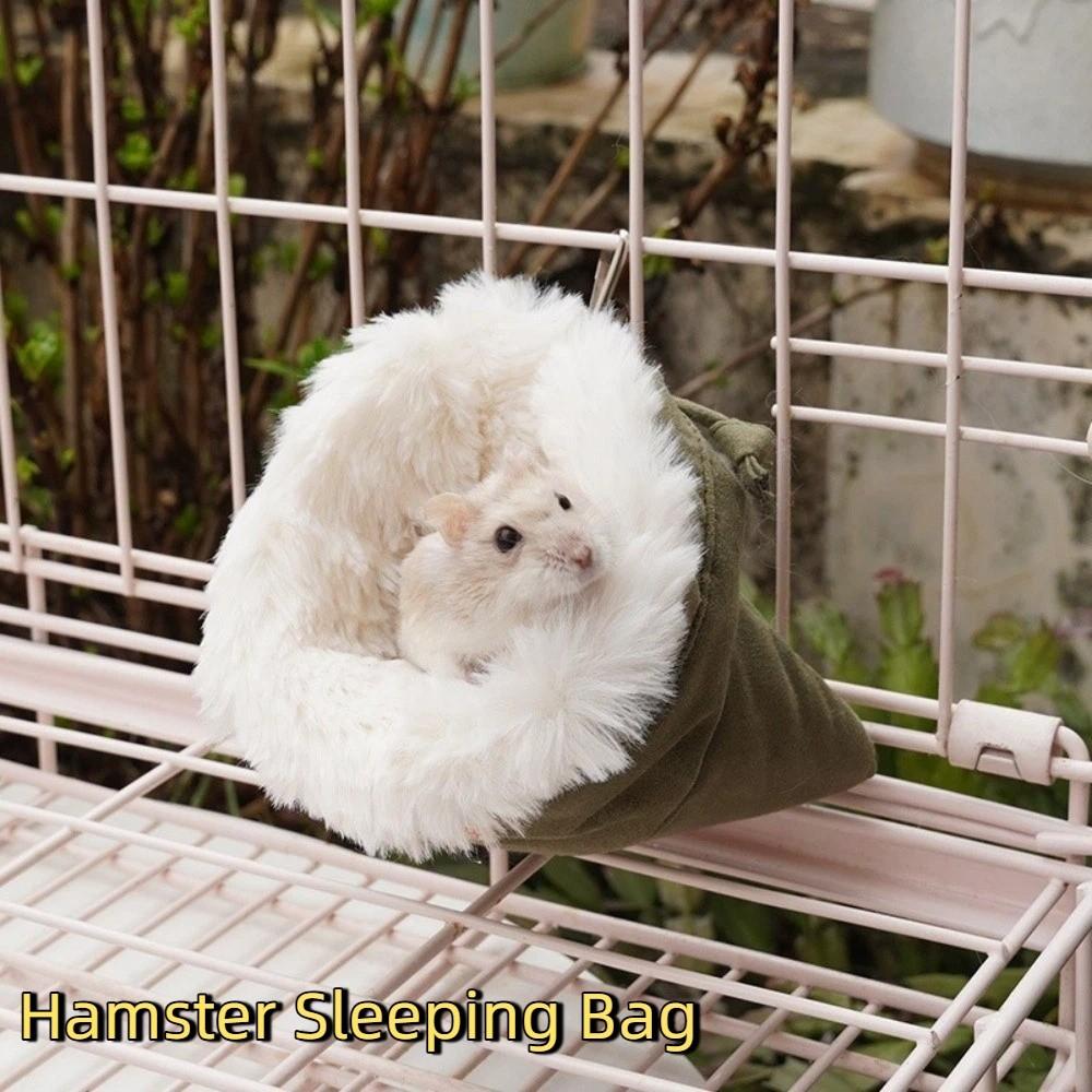 Pet Accessories Warm Hamster Sleeping Bag Comfortable Windproof Hamster Nest Fluffy Soft Weasel Sleeping Bag Small Pet Use